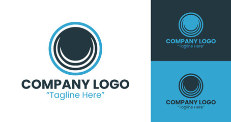 Minimalist Creative Blue Logos for Business and Corporate Identity Branding Solutions
