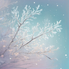Soft Edges Glitch Art Illustration of Minor Cold