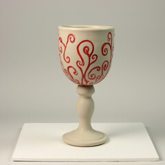 Red Wine Glass Emoji — 3D Wine Glass with Red Wine