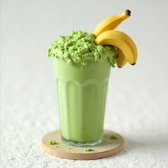 Green Smoothie Emoji — Vibrant 3D Healthy Drink Icon