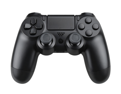 High-end gaming controller, transparent PNG.