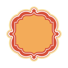 Vintage Thick Border Ornamental Frame Art