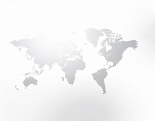 Fototapeta premium mapa del mundo con un diseño minimalista y estilizado