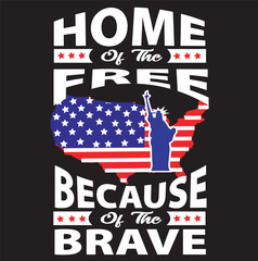 USA Independence Day  t shirt design silhouette vector art illustration, united states of America