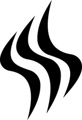 Aromas vaporize icon trendy flat hand drawn line comic doodle. Smells vector, hot aroma air fragrance , stink or cooking steam symbols, smelling or vapor, smoking or odors. cloud or wind silhouette.