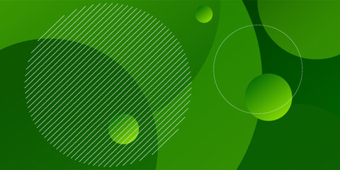 Abstract gradient green background. Vector illustration