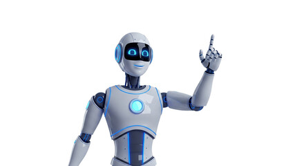 3D-Grafikbild mit einem AI-Roboter-Charakter