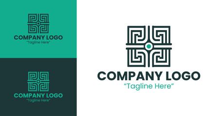 Professional and Artistic Teal Logo Designs for Branding and Businesses