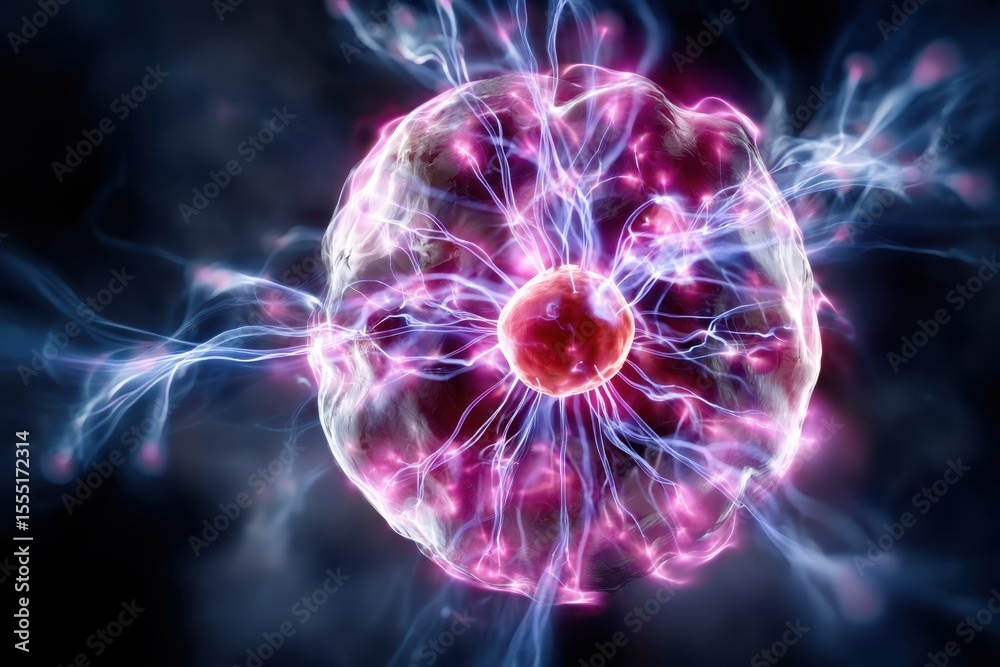 Poster dynamic energy patterns illustrate the complexity of atomic structures and their interactions