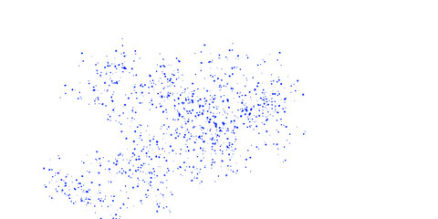 Blue Nebula: Abstract Cosmic Dust Texture on transparent background