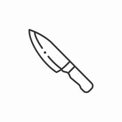 chef knife icon sign vector