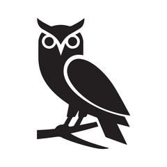 vector illustration of a owl