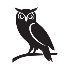 vector illustration of a owl
