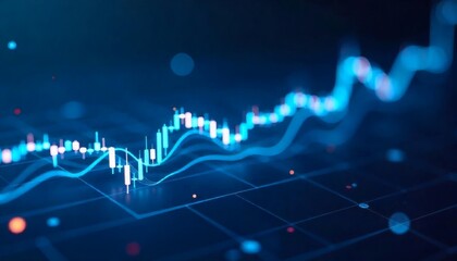 Medical monitor displaying an EKG heartbeat graph, symbolizing health, technology, and market growth
