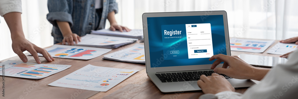 Poster online registration form for brisk form filling on the internet website
