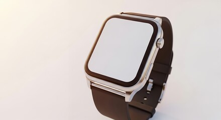 Smartwatch Mockup Modern Technology Device with Blank Screen