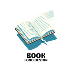 Book Vector Logo Design