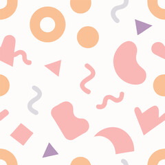 seamless background with hearts