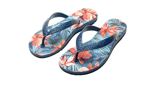 flip flops isolated on white background 