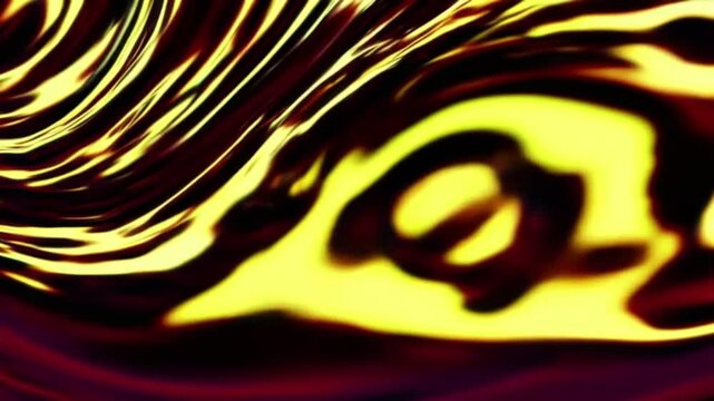 Liquid Gold Abstract 4K Stock Video - Swirling, Luxurious Texture