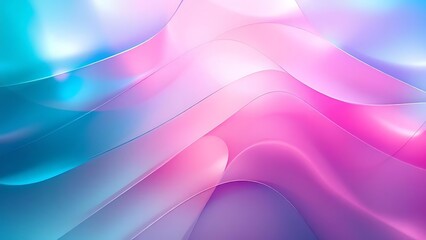 Obraz premium Flowing waves of vibrant color abstract background