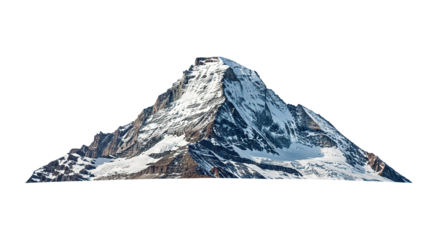 The iconic Matterhorn mountain, a snowy peak in the Swiss Alps.