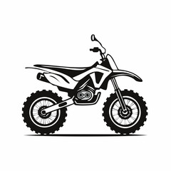 Fototapeta premium Dirt Bike Atv Stock Image Vectors isolated on white background.
