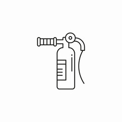 fire extinguisher tool icon sign vector