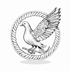 Spartan Knight Riding a Powerful Motorcycle with Pride in a Dynamic Vector Illustration