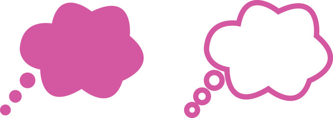 Blank empty speech bubbles chat icon set. Retro colorful special offer design elements, chat emblem, black callout sign collection Isolated on transparent background. Vector illustration for web app.