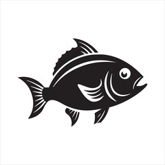 basa fish vector art illustration