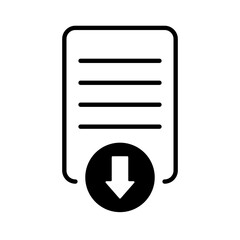 Download file and clipboard icon