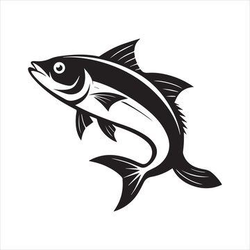 basa fish vector art illustration