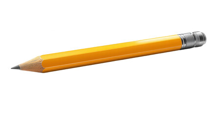 Fototapeta premium a pencil isolated on a white background, png, transparent