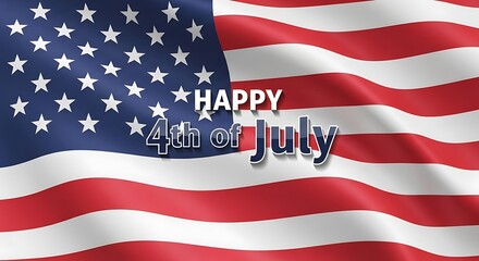 Happy 4th of July Celebrate American Independence Day with Patriotic Spirit