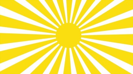 Sunburst pattern with yellow rays