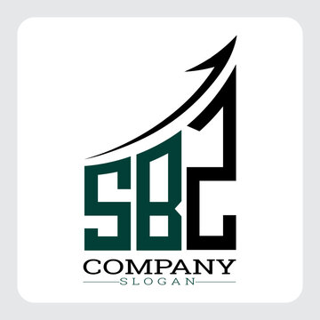 SBZ Company Logo Design Growth vector, SBZ Upward Arrow Business Success Logo vector, SBZ Corporate Branding Logo , SBZ logo design, SBZ simple and modern logo, SBZ business finance logo design, etc.