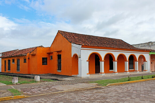casa tradicional en Tlacotalpan, Veracruz, M&eacute;xico.