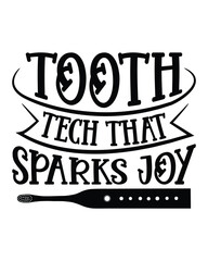 Tooth Tech That Sparks Joy- Electric Toothbrushes T‑shirt Design Tech-Driven Design for Healthy Smiles