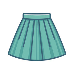 
pleated skirt clothing illustration design