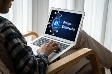 Generative AI virtual assistant tools for prompt engineer and user for ease of engage artificial intelligence AI technology help people to work with generative AI functions by prompting the AI snugly