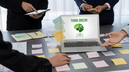 Green business transformation for brisk corporate business to thank green marketing strategy