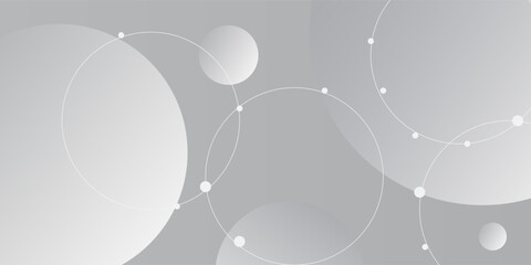 Minimal geometric background. Dynamic shapes composition. Vector illustration
