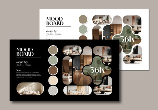 Modern Mood Board Design Template