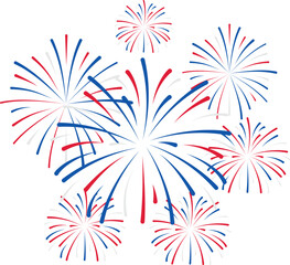 Colorful Fireworks for 4th July 