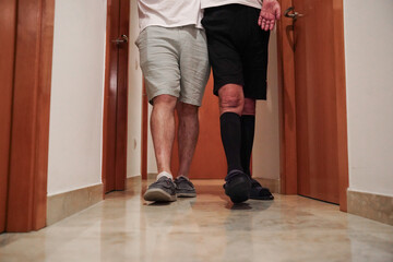 Home care for patient with reduced mobility