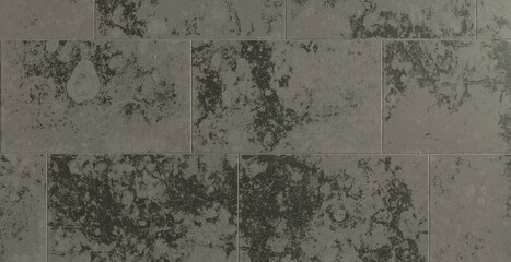 Aged Cement Floor with Abstract Stains