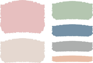 pastel colors abstract pattern geometric brush stroke palette