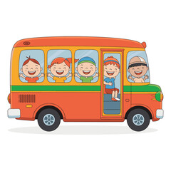 whimsical wheels wings playful cartoon transport vector collection