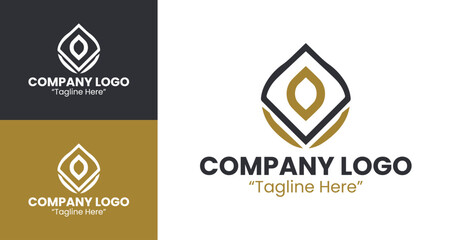 Unique and Clean Logo Designs for Corporate and Business Branding in Brown and Black